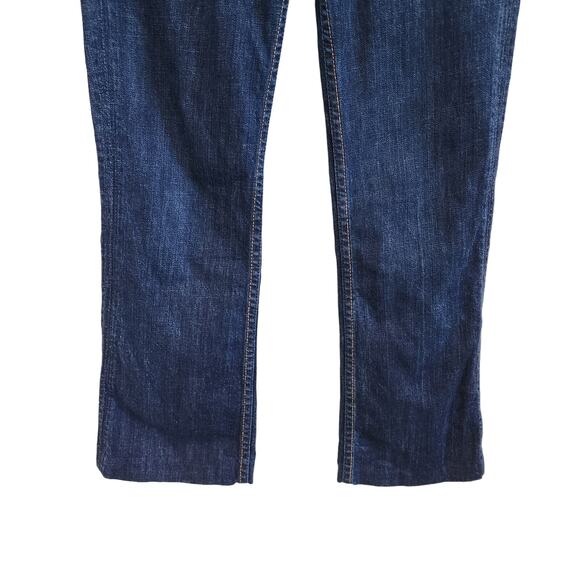 Hudson Y2k Low Rise Bootcut Jeans Slim Fit Dark Blue Wash Stretch Denim Size 26 - Picture 6 of 12